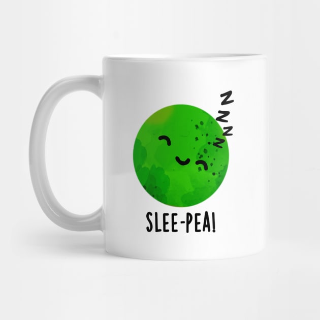 Slee-pea Cute Sleeping Pea Pun by punnybone